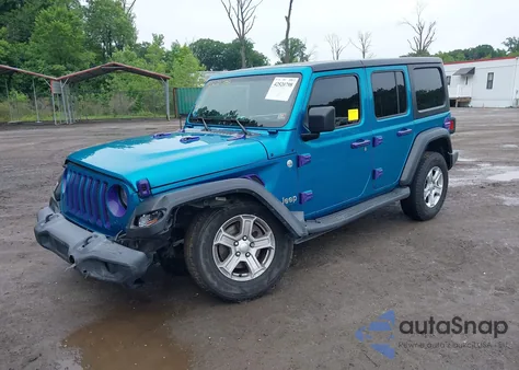 2020 Jeep Wrangler Unlimited Sport S 4X4 from USA, damaged, VIN 1C4HJXDG3LW323461